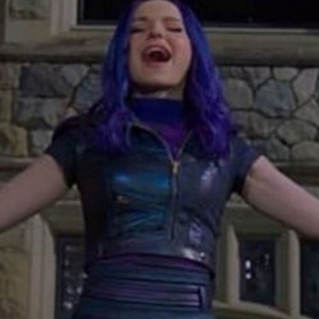 Descendants 3 Dove Cameron Black Leather Vest