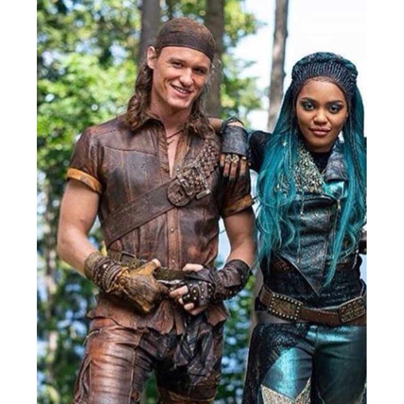Dylan Playfair Descendants 3 Brown Leather Jacket