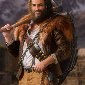 Desperados 3 Hector Mendoza Fur Shawl Collar Leather Jacket