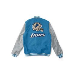Detroit Lions Varsity Light Blue Jacket
