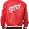 Detroit Red Wings Leather Red Jacket Detroit Red Wings Leather Red Jacket