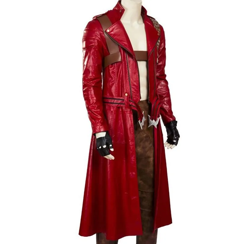 Devil May Cry 3 Dante Red Trench Coat Devil May Cry 3 Dante Red Trench Coat