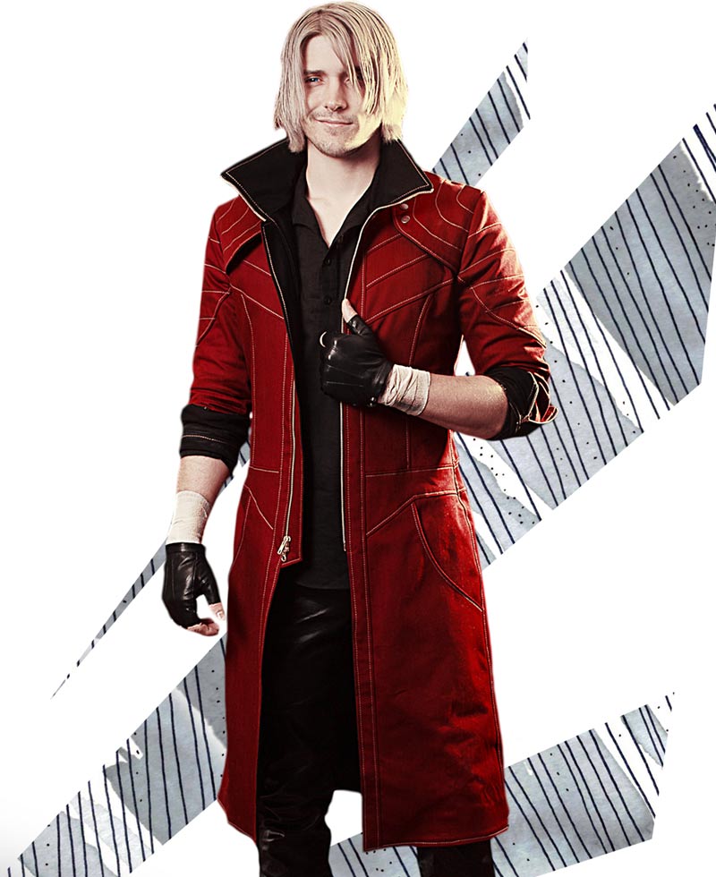 DMC 5 Nero Coat with Hoodie