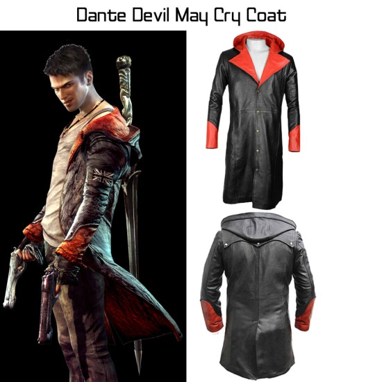 DMC 5 Dante Coat  Devil May Cry 5 Coat - Hleatherjackets