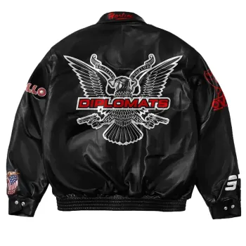 Dipset Diplomats Leather Jacket