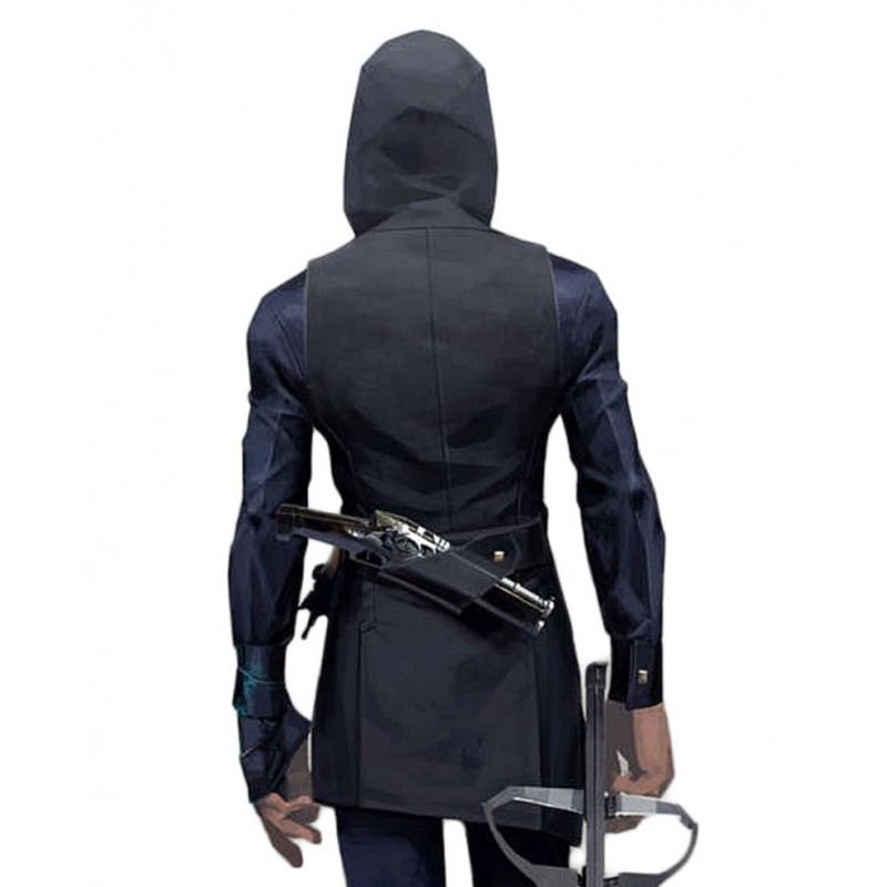 Dishonored 2 Game Corvo Attano Hooded Vest Dishonored 2 Game Corvo Attano Hooded Vest