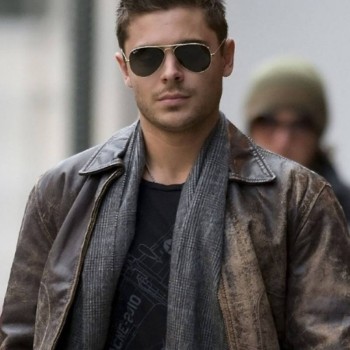 Zac Efron New Year's Eve Paul Leather Jacket