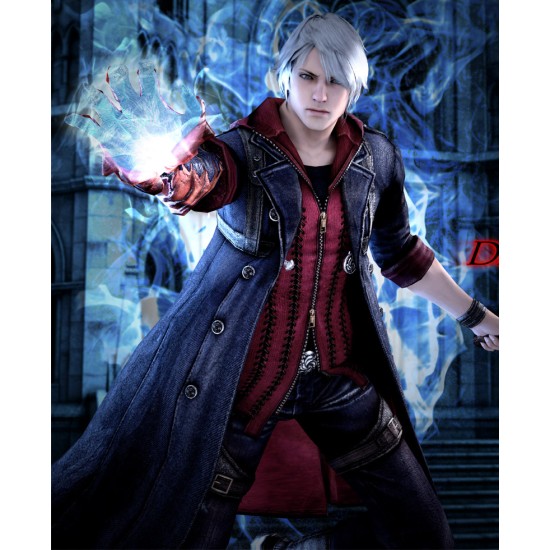 Devil May Cry 4 Nero Coat  DMC4 Coat - Films Jackets