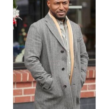 Adrian Holmes The Christmas Doctor Grey Coat