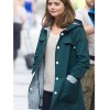 Doctor Who Jenna Coleman Green Hooded Jacket