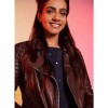 Doctor Who Mandip Gill Brown Leather Jacket
