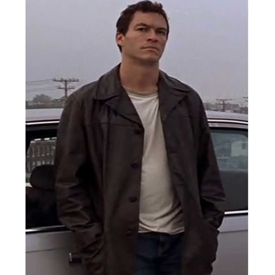 Dominic West The Wire Leather Coat