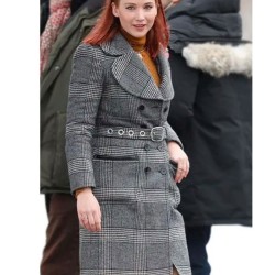 Don't Look Up Jennifer Lawrence Double Breasted Wool Coat
