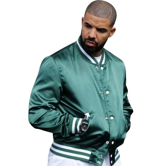 Drake Bomber Green Jacket