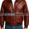 Drake Film Festival Burgundy Bomber Leather Jacket Drake Film Festival Burgundy Bomber Leather Jacket