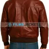 Drake Film Festival Burgundy Bomber Leather Jacket Drake Film Festival Burgundy Bomber Leather Jacket