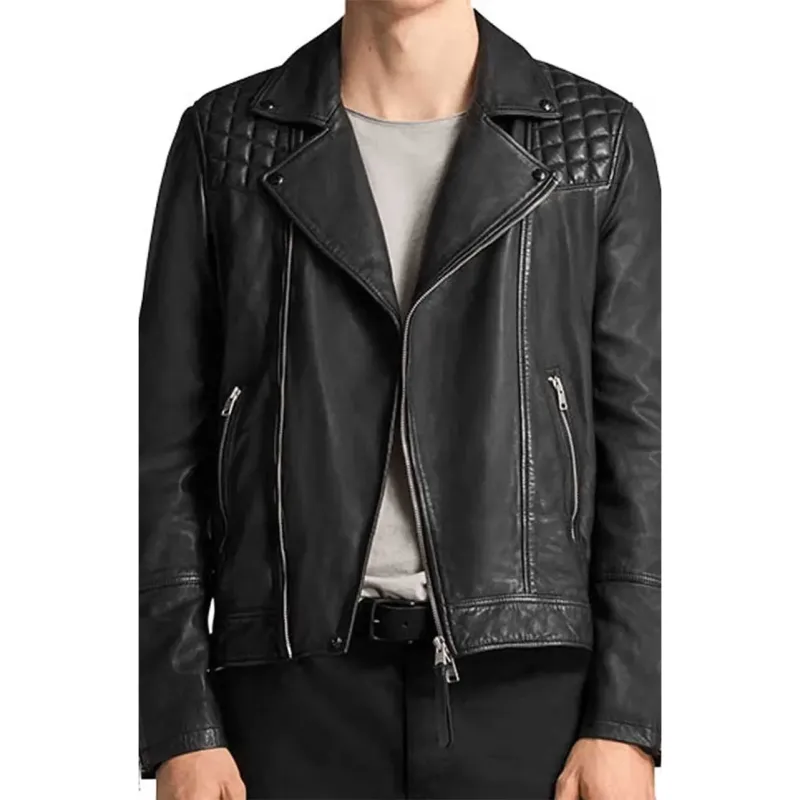 Driven to the Edge Robert Scott Wilson Quilted Leather Jacket Driven to the Edge Robert Scott Wilson Quilted Leather Jacket