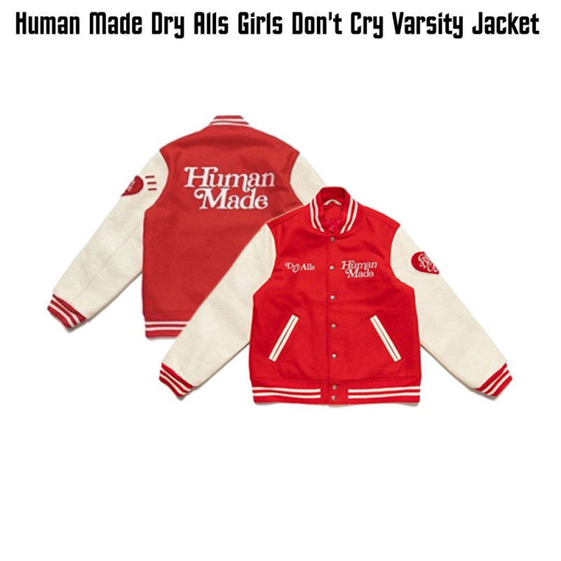 Dry Alls Girls Don't Cry Letterman Jacket Dry Alls Girls Don't Cry Letterman Jacket