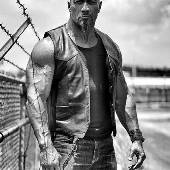 Fast and Furious 8 Film Dwayne Johnson Leather Vest