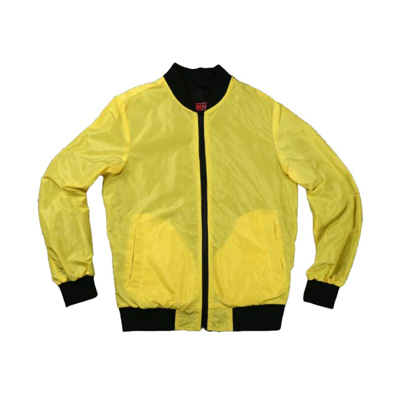 Cyberpunk Yellow Bomber Jacket Cyberpunk Yellow Bomber Jacket