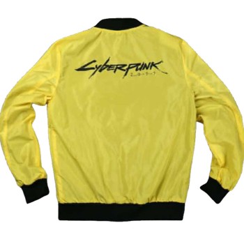 Cyberpunk Yellow Bomber Jacket