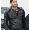 Point Break Edgar Ramirez Black Leather Biker Jacket