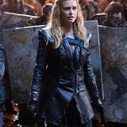 Clarke Griffin The 100 Leather Coat