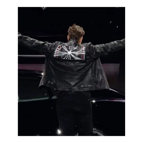 Elon Musk Tesla Event Leather Jacket Elon Musk Tesla Event Leather Jacket