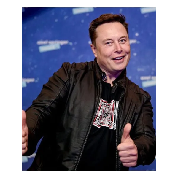 Elon Musk Tesla Event Leather Jacket Elon Musk Tesla Event Leather Jacket