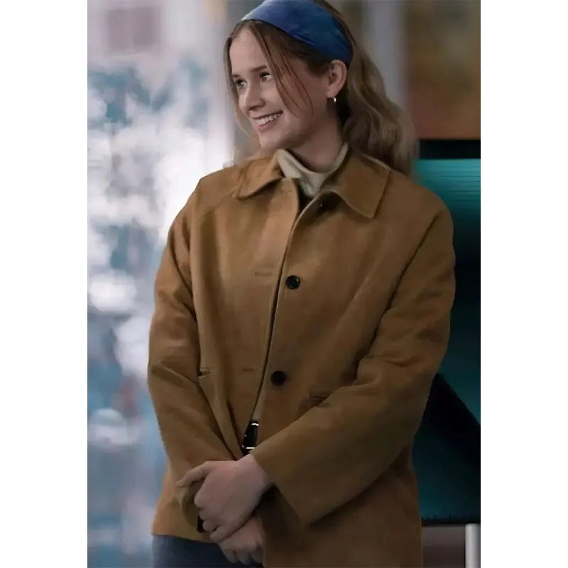 Elsbeth 24 Elizabeth Lail Brown Jacket Elsbeth 24 Elizabeth Lail Brown Jacket