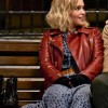 Emilia Clarke Last Christmas Red Leather Jacket Emilia Clarke Last Christmas Red Leather Jacket