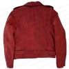Emilia Clarke Last Christmas Red Leather Jacket Emilia Clarke Last Christmas Red Leather Jacket