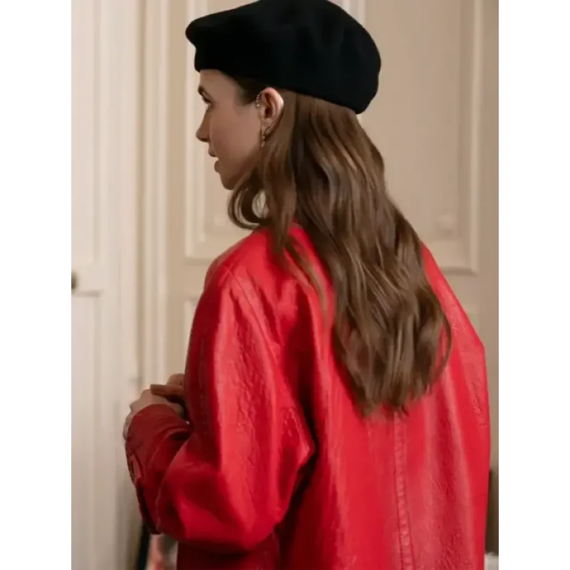 Emily Cooper Emily In Paris Red Coat Emily Cooper Emily In Paris Red Coat