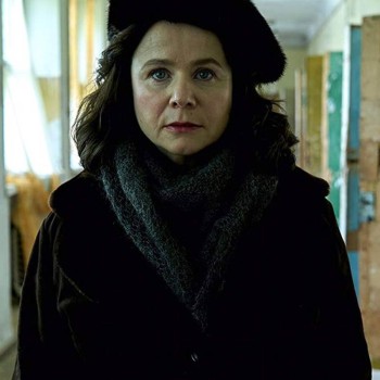 Emily Watson Chernobyl Shearling Coat