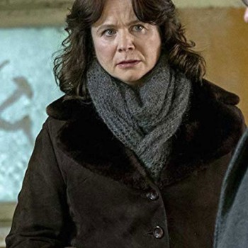 Emily Watson Chernobyl Shearling Coat