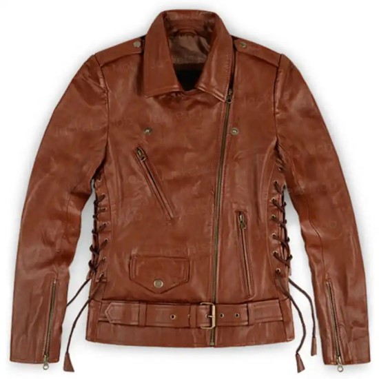 Emma Watson Leather Napa Jacket