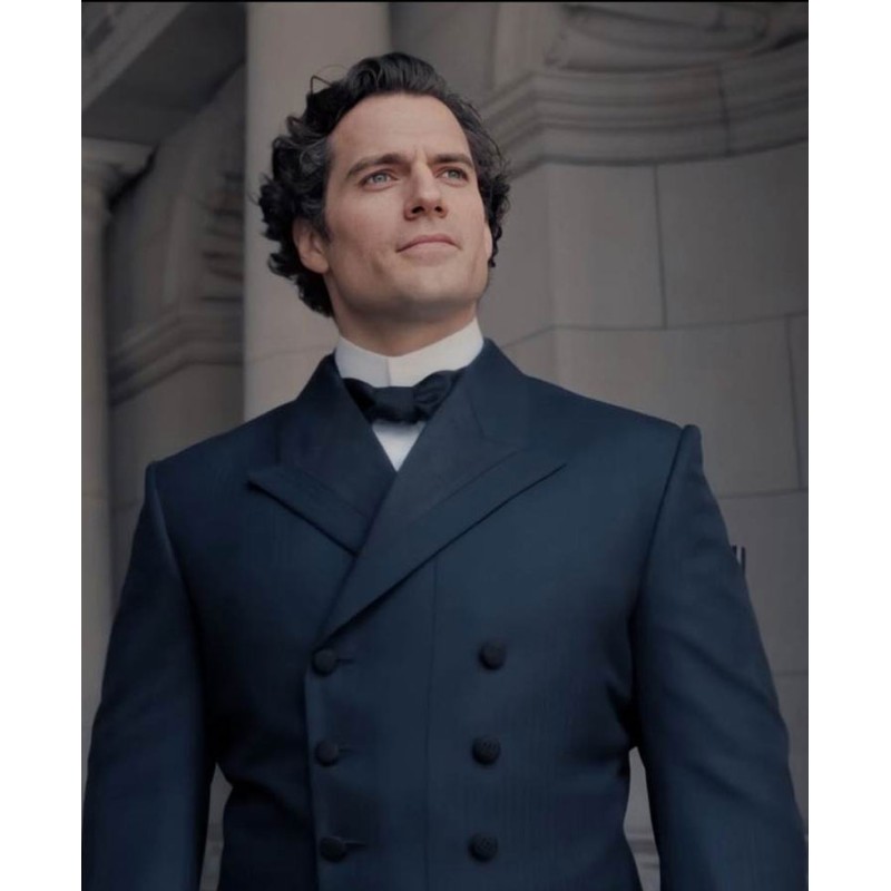 Henry Cavill Enola Holmes Double Breasted Coat Henry Cavill Enola Holmes Double Breasted Coat