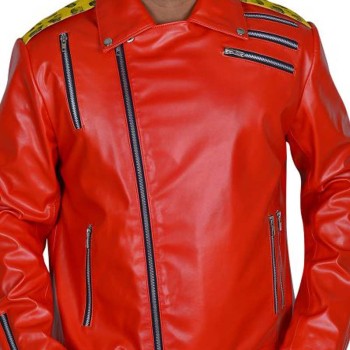 WWE Enzo Amore Red Leather Jacket 