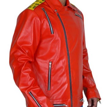 WWE Enzo Amore Red Leather Jacket 