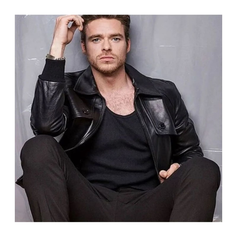 Eternals Ikaris Black Leather Jacket Eternals Ikaris Black Leather Jacket