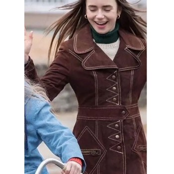 Extremely Wicked Lily Collins Coat