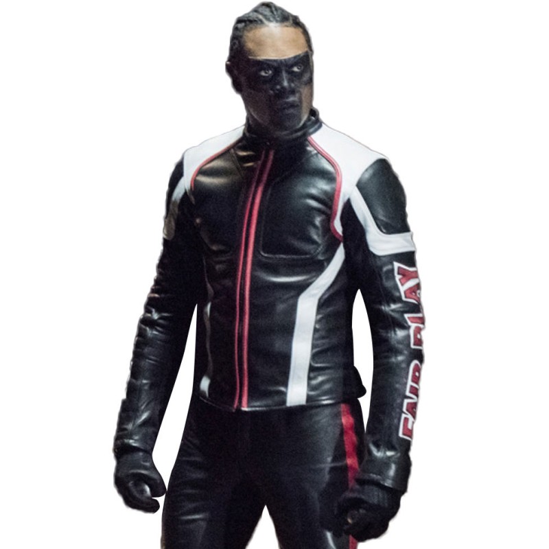 Echo Kellum Arrow Dangerous Liaisons Mr Terrific Leather Jacket Echo Kellum Arrow Dangerous Liaisons Mr Terrific Leather Jacket