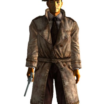 Fallout 4 Mysterious Stranger Belted Coat