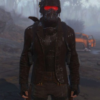 Fallout 4 Scavenged NCR Armor Leather Blazer