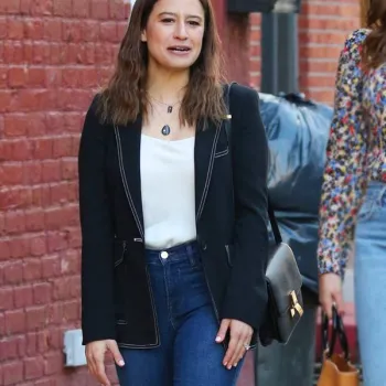 False Positive Ilana Glazer Black Blazer