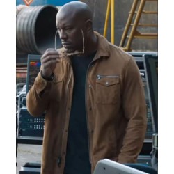Fast & Furious 9 Tyrese Gibson Cotton Brown Jacket