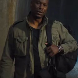 Fast & Furious 9 Tyrese Gibson Green Cotton Jacket