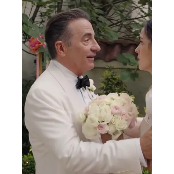 Father of the Bride 2022 Andy Garcia White Simple Blazer Father of the Bride 2022 Andy Garcia White Simple Blazer
