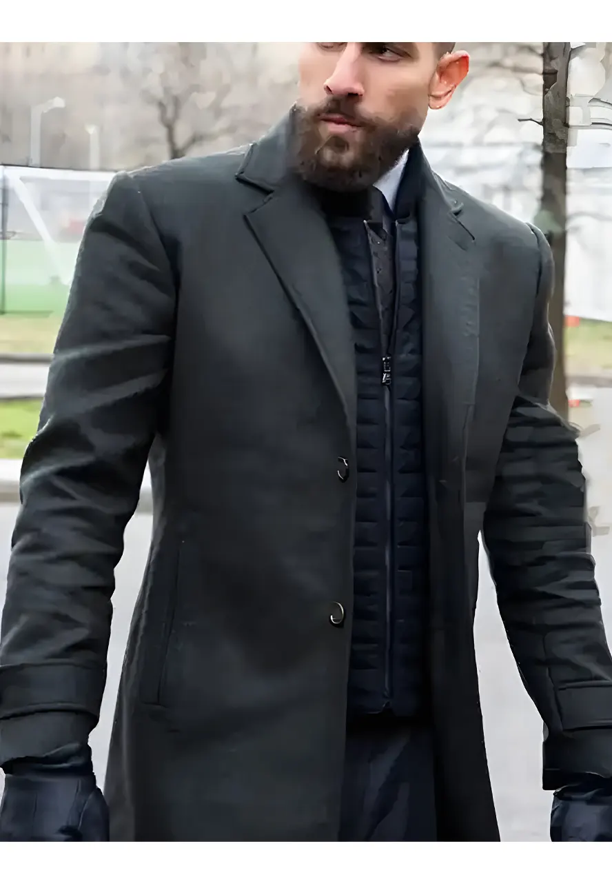 FBI S06 Zeeko Zaki Overcoat - Films Jackets