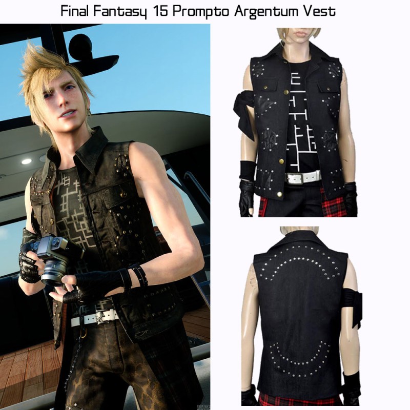 Final Fantasy 15 Prompto Argentum Vest Final Fantasy 15 Prompto Argentum Vest